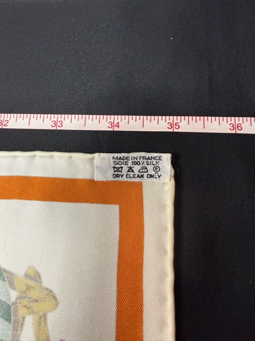 Hermes Silk Scarf Les Girouettes Wind Spinner Weather Vane Pinwheel Green White - Picture 12 of 12